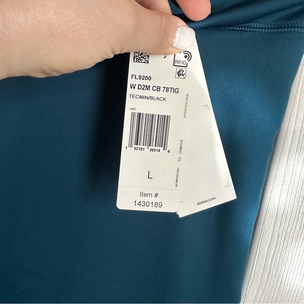 Adidas High Rise Leggings L NWT - Picture 4 of 7